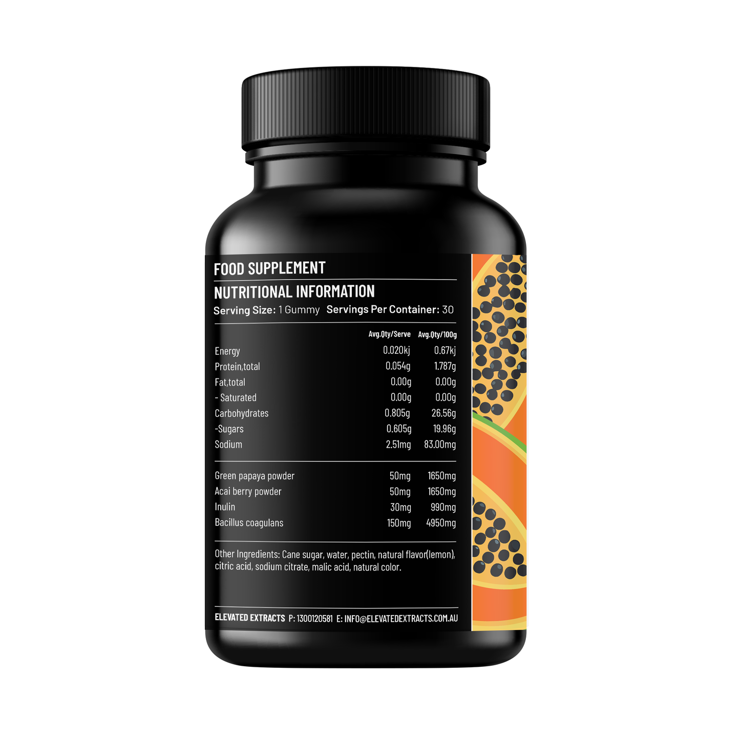 Elevated Extracts Gut Health Gummies - 30pc