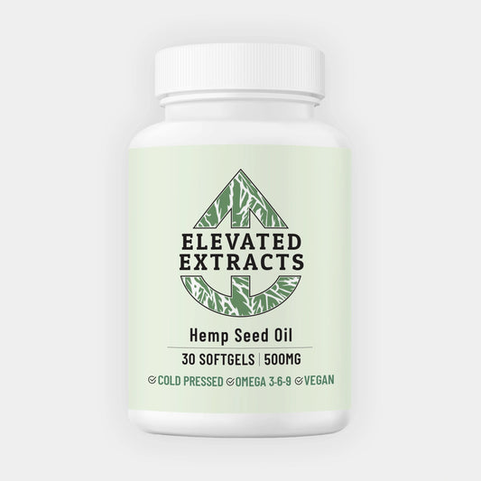 Elevated Extracts Hemp Seed Oil - 30 Softgels (500mg)